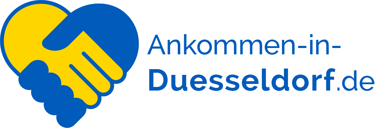 Logo der Website Ankommen in Düsseldorf